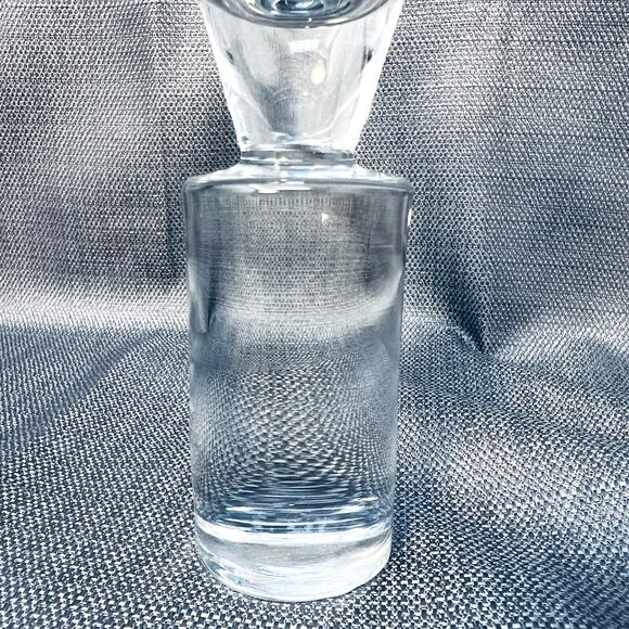 90s Sasaki Japan Colonnade Crystal Goblet VTG Blown Glass Poland Replacement - Picture 9 of 10